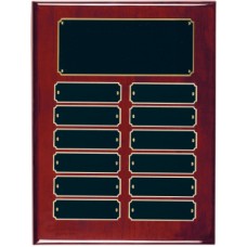 RPP12 Rosewood Finish Perpetual Plaque